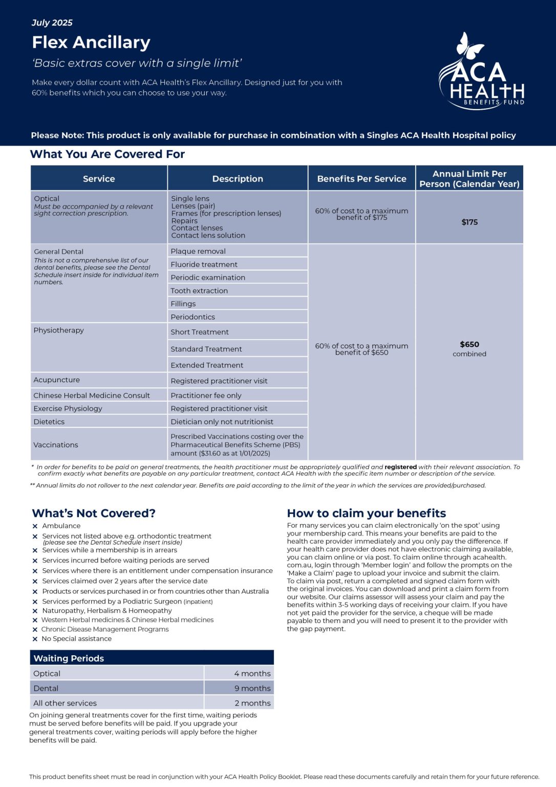 Brochures & Forms - ACA Health